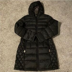 Michael Kors Black Long Down Puffer Jacket